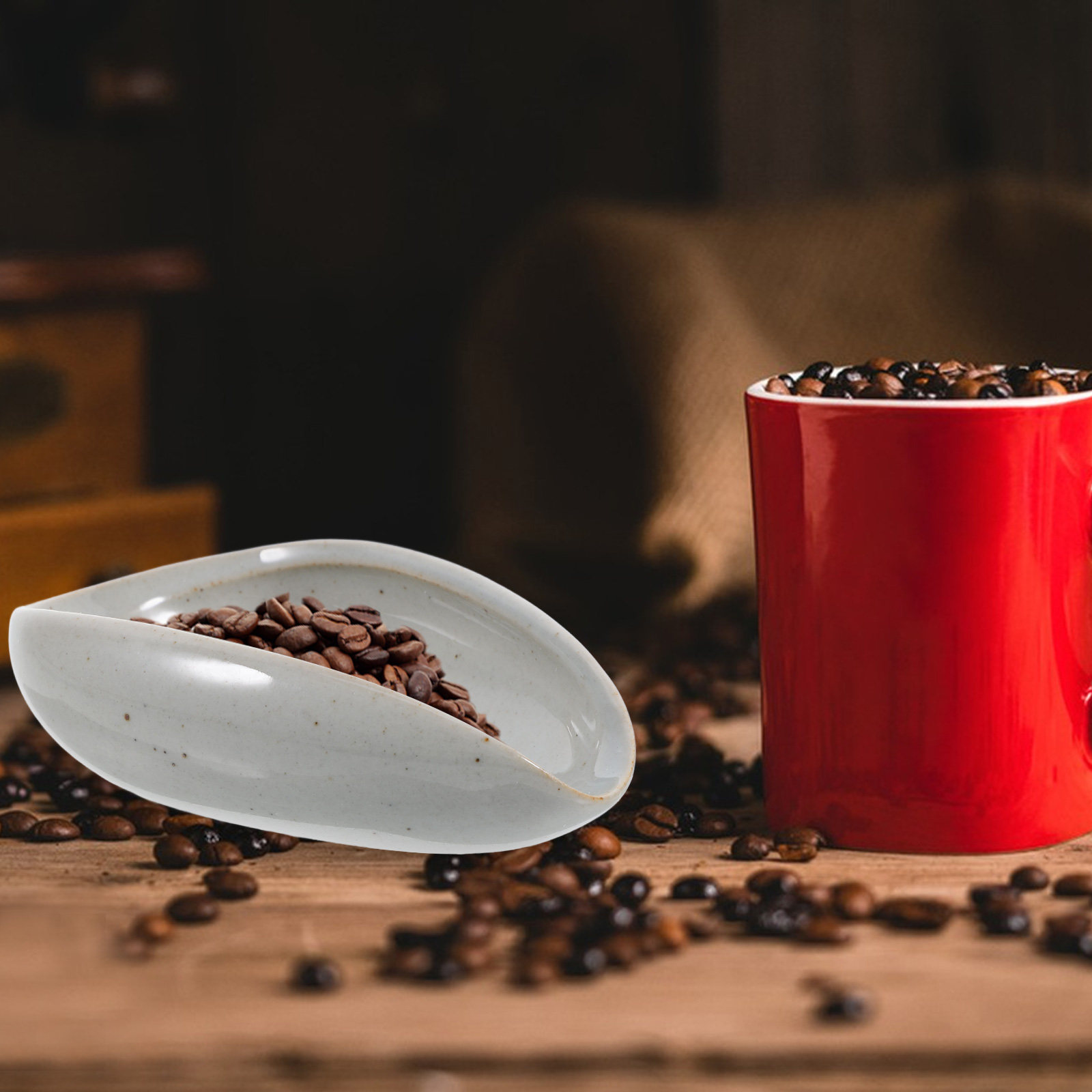Coffee Tea And Leaf - Plateau de dosage en céramique pour