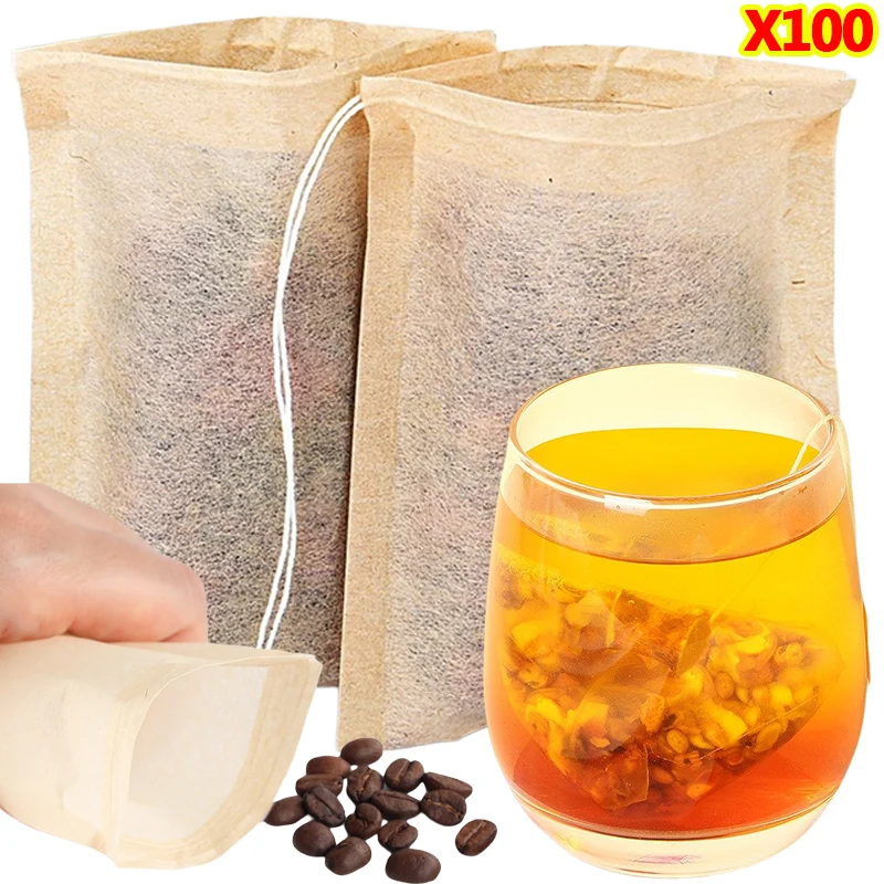 Coffee Tea And Leaf - Sachets de thé vides avec filtre