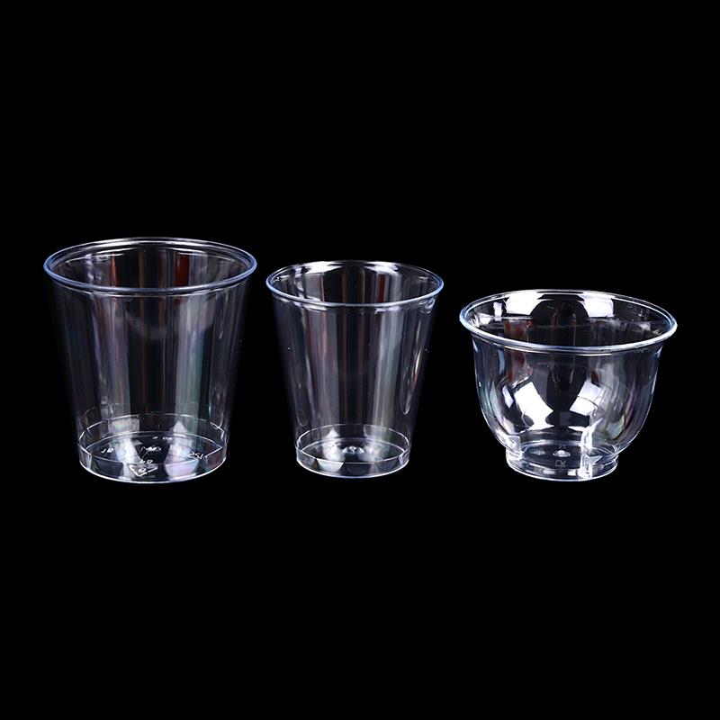 Coffee Jelly Tea - Gobelets en plastique transparent pour fête,