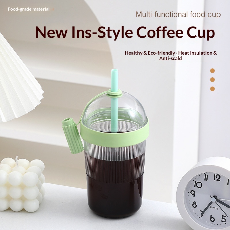 Coffee Jelly Tea - Gobelet à café portable grande capacité