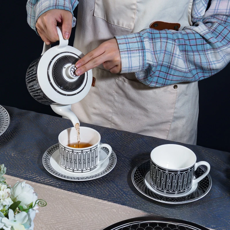Tea Coffee Pot Set - Service à thé simple de style