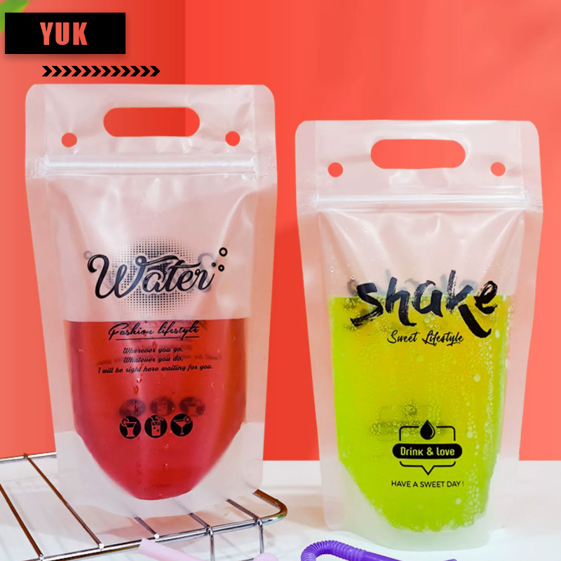 Coffee Tea & Hot Chocolate - Impression personnalisée de sacs d'emballage transparents