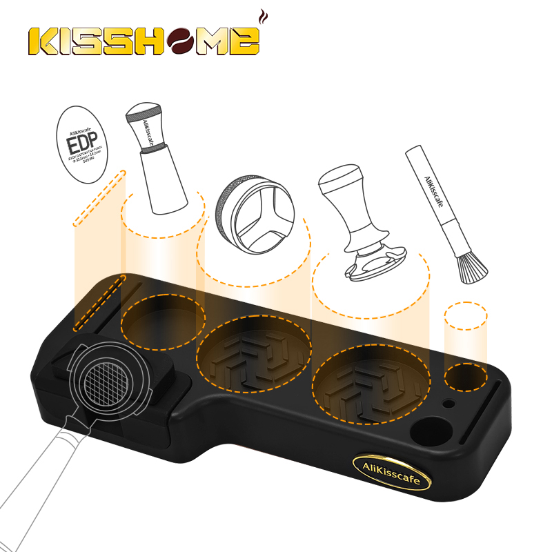 Coffee Tea Espresso - Alikisscafe Tapis de tassage de café,