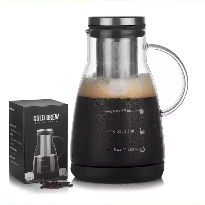 Coffee And Tea Glass - Carafe en verre de 960 ml