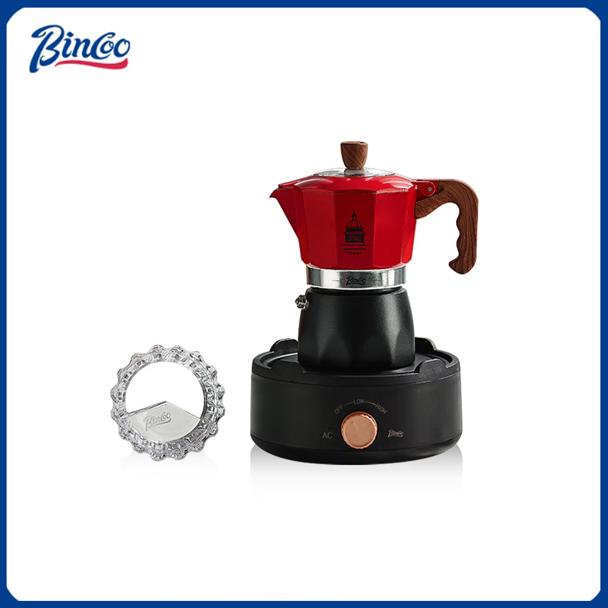 Bincoo Double Valve café Moka  - Coffee Tea Espresso avis et prix