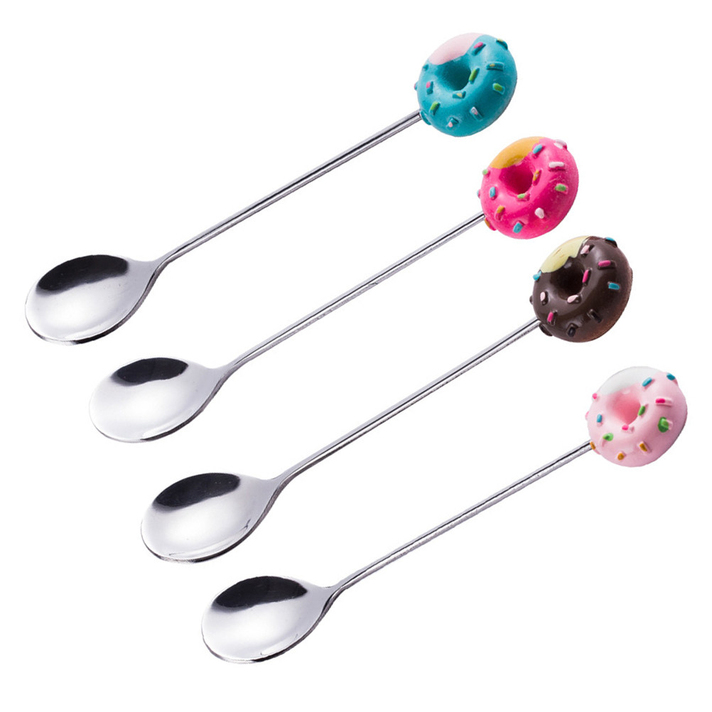 4 cuillères à dessert en acier - Coffee Jelly Tea avis et prix