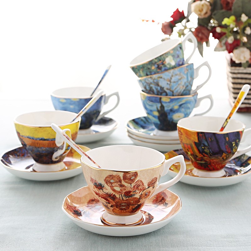 Van Gogh – tasse à café, peint - Coffee Tea Van avis et prix