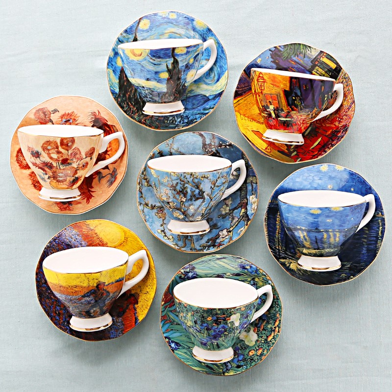 Van Gogh – tasse à café, peint - Coffee Tea Van avis et prix