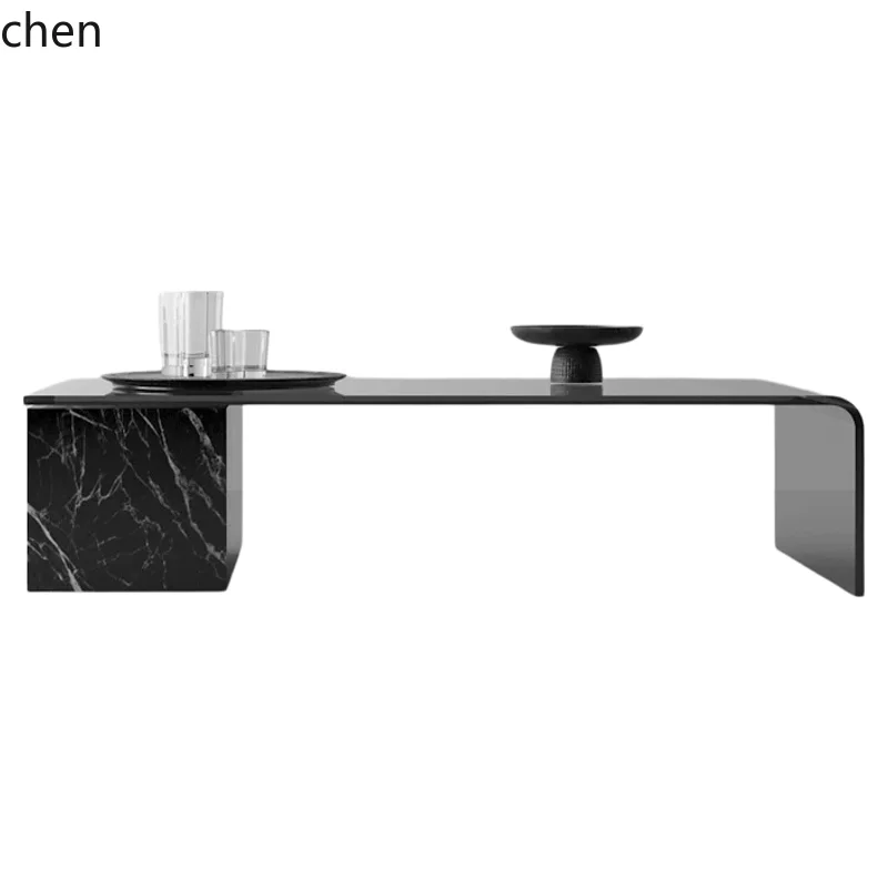 Table basse italienne minimali - Coffee And Tea Glass avis et prix