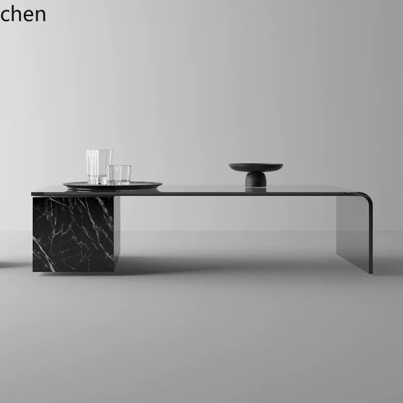 Table basse italienne minimali - Coffee And Tea Glass avis et prix