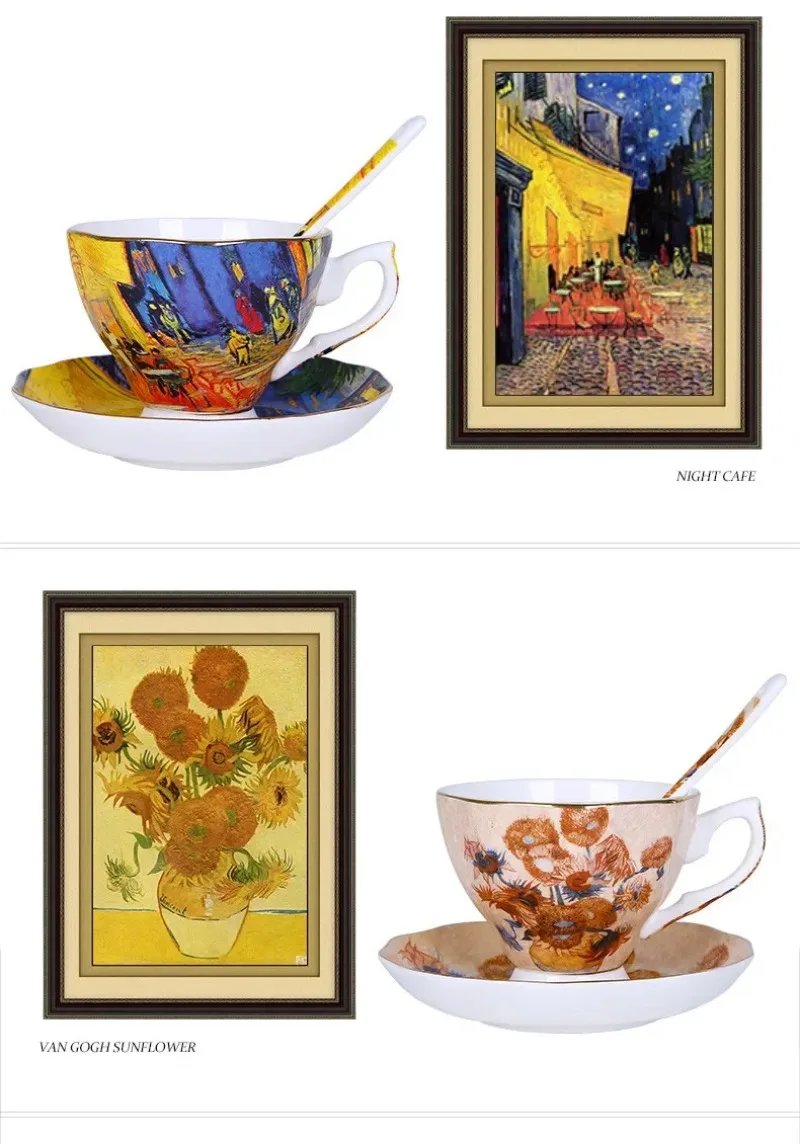 Tasses à café et à thé Van Gog - Coffee Tea Van avis et prix