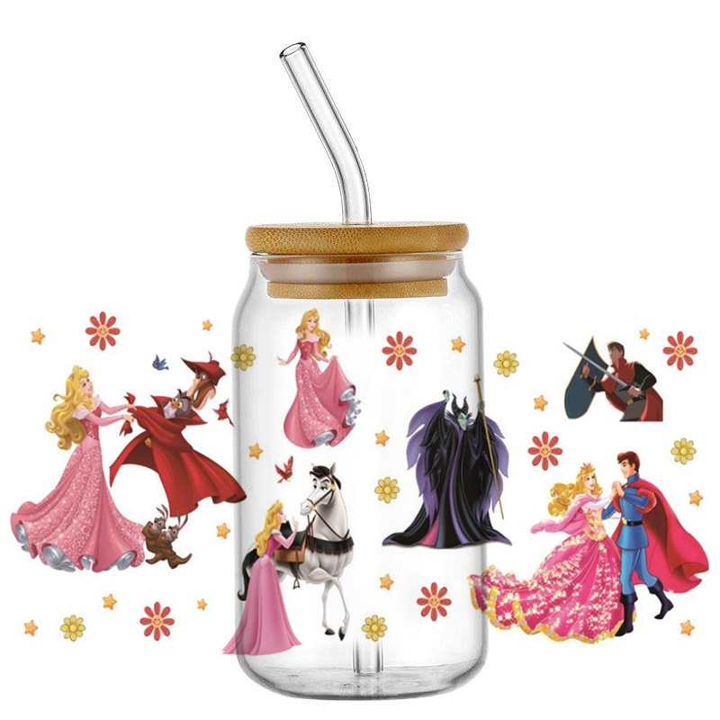 Autocollant UV DTF DIY impermé - Coffee And Tea Glass avis et prix