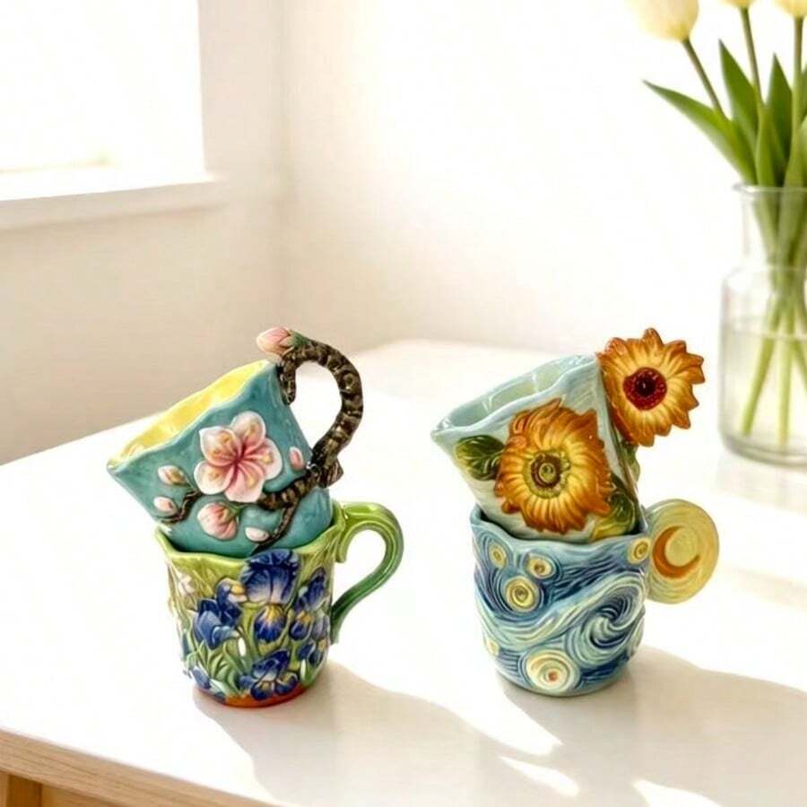 4 tasses à café italiennes en  - Coffee Tea Van avis et prix