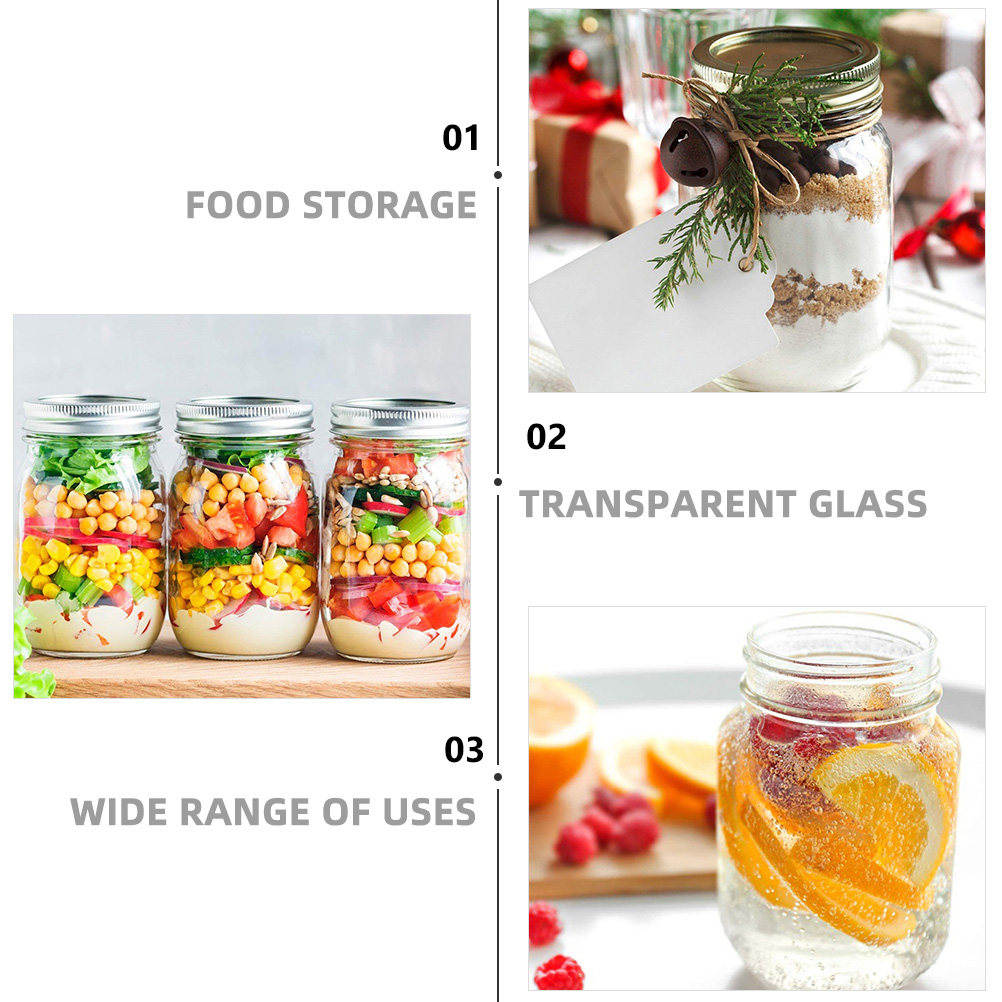 6 pots en verre ronds transpar - Coffee And Tea Glass avis et prix