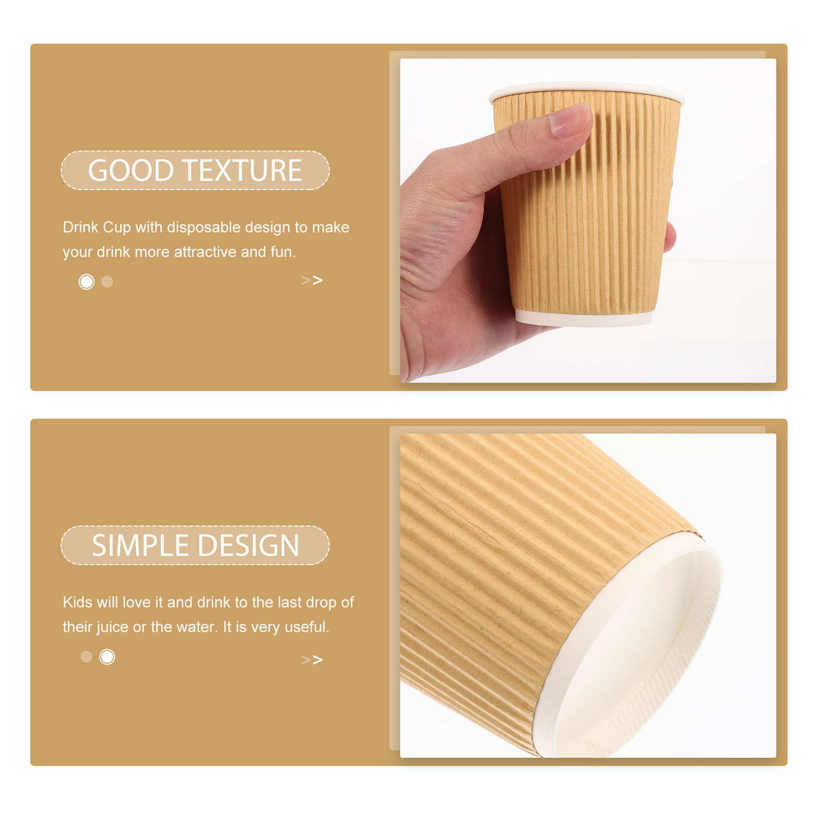 50 gobelets en papier jetables - Wallpaper Coffee And Tea avis et prix