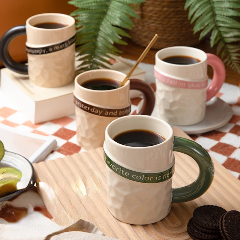Tasse en céramique à motif d'é - Coffee Tea Emoji avis et prix